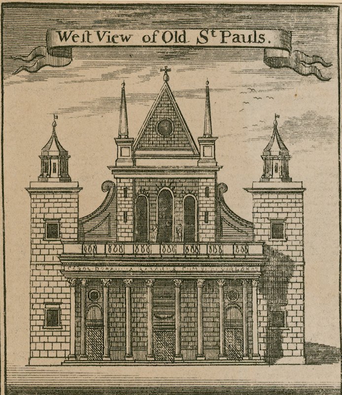 West view of Old St Paul