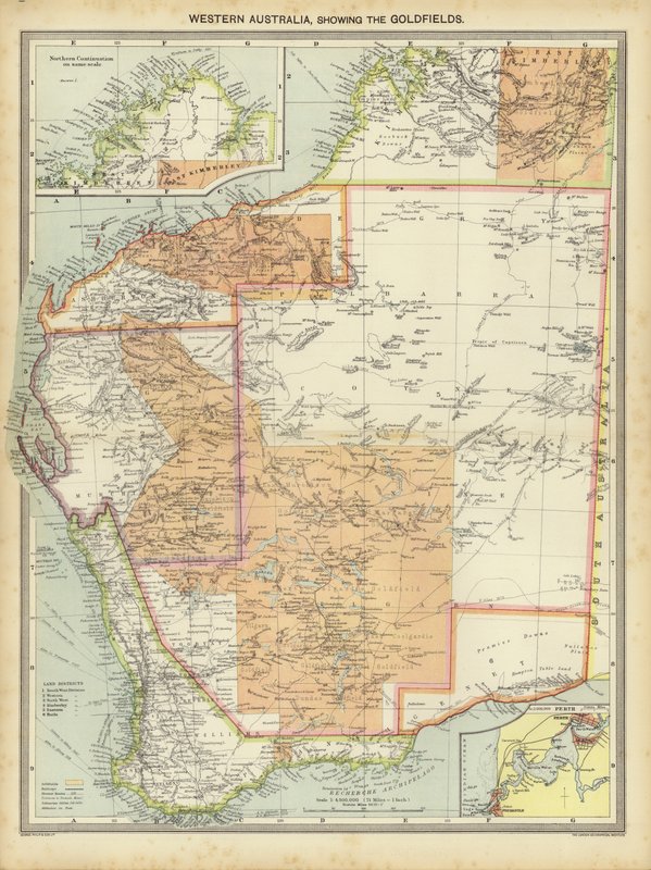 Western Australia, showing the Goldfields by English School
