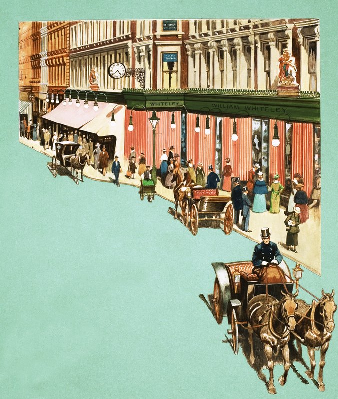 Whiteleys Department Store by English School