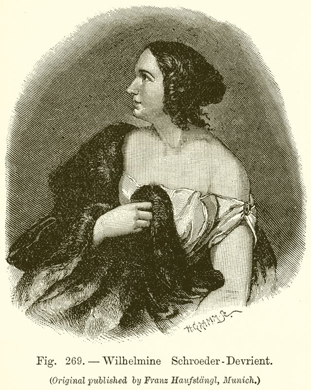Wilhelmine Schroeder-Devrient by English School