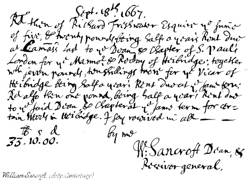 William Sancroft (Archbishop of Canterbury) by English School