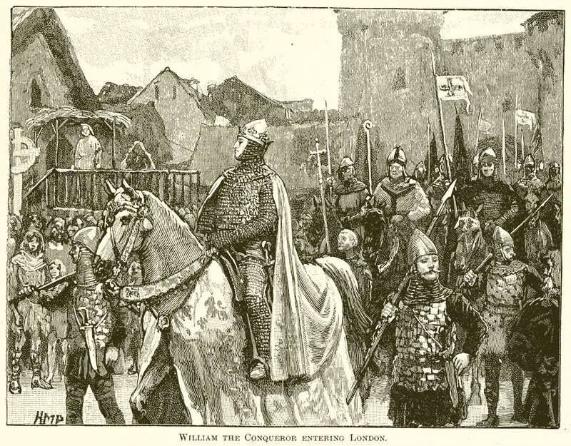 William the Conqueror Entering London by English School