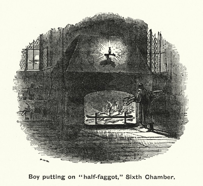 Winchester College: Boy Putting on by English School