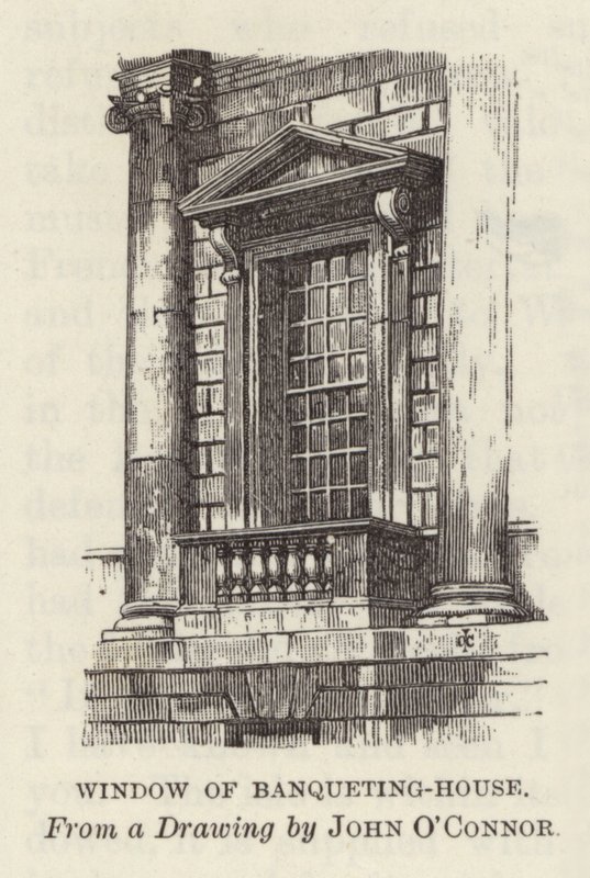 Window of Banqueting House by English School