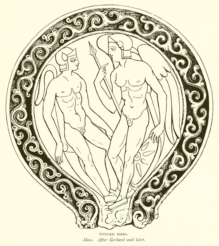 Winged Mars by English School