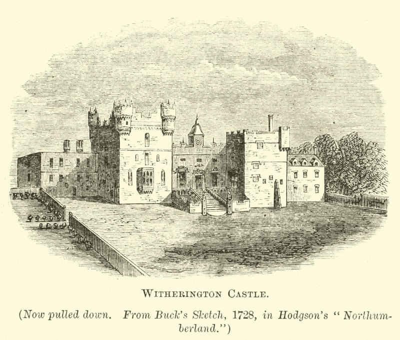 Witherington Castle by English School