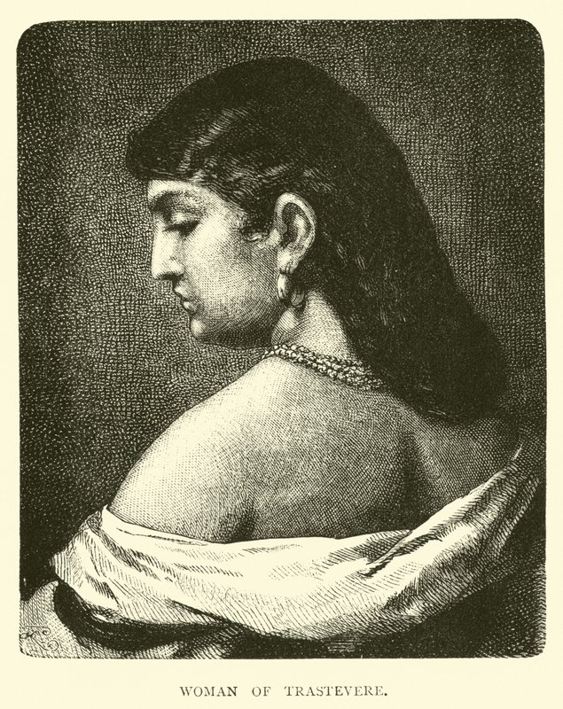 Woman of Trastevere by English School