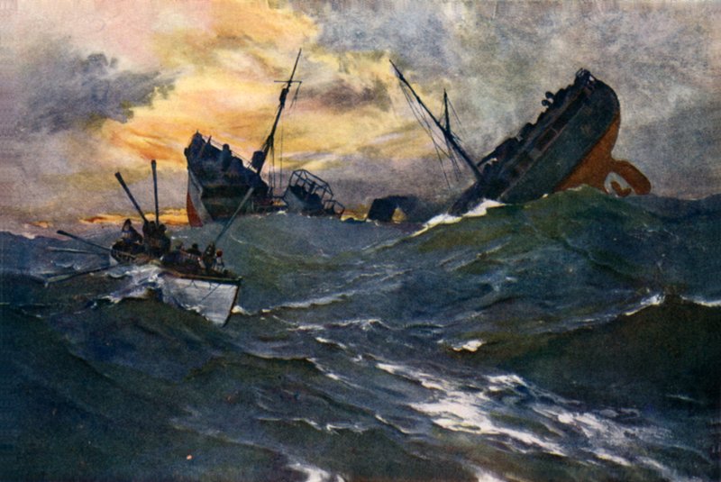 Work of the Sea Wolves by English School