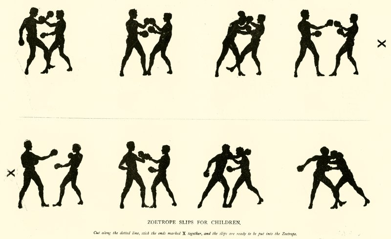 Zoetrope Slips for Children by English School