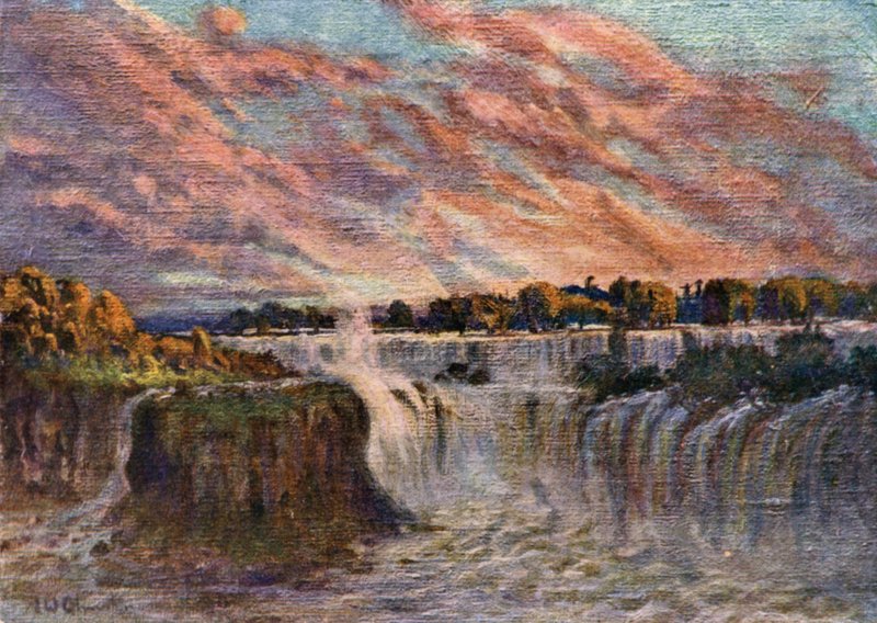 The Iguazu Falls by Ernest William Christmas