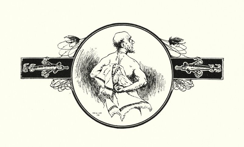 Fisherman Drying His Back by Ernest Edward Briggs
