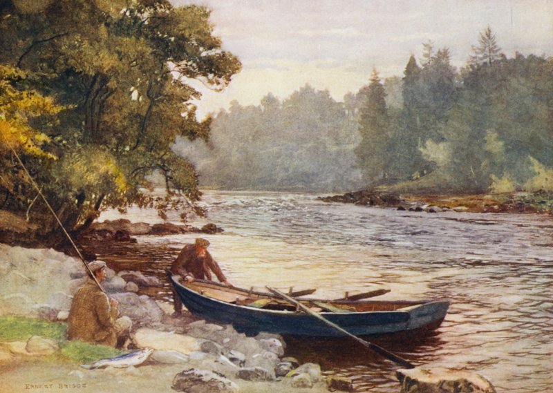 The Tay Below Stobhall by Ernest Edward Briggs
