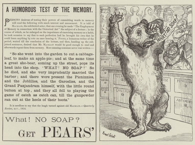 Advertisement, Pears
