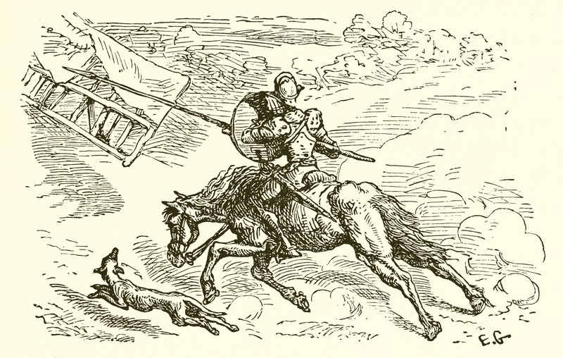 The Knight and His Charger by Ernest Henry Griset