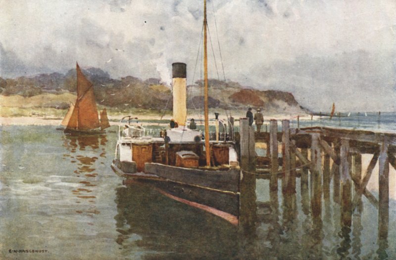 Bembridge Harbour by Ernest William Haslehust