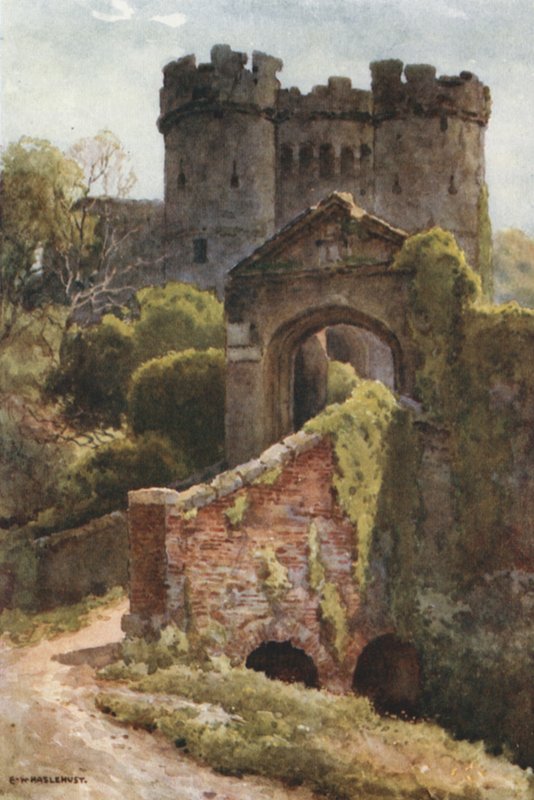 Carisbrooke Castle by Ernest William Haslehust