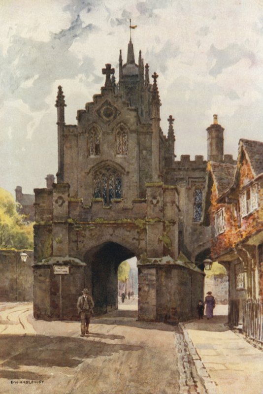 East Gate, Warwick by Ernest William Haslehust