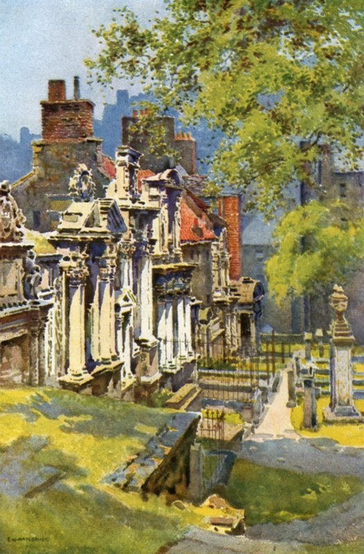 Greyfriars Churchyard by Ernest William Haslehust