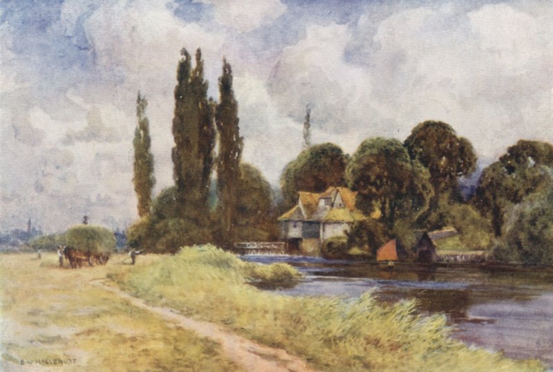 Iffley Mill by Ernest William Haslehust