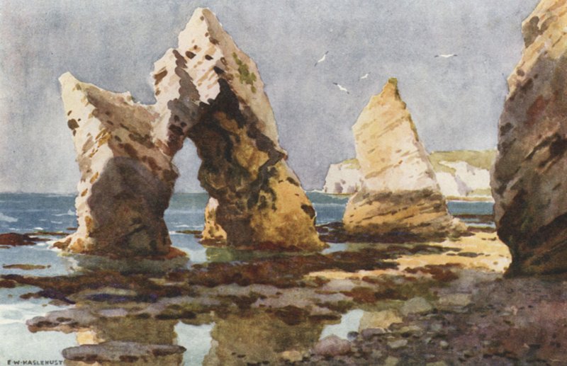 In Freshwater Bay by Ernest William Haslehust