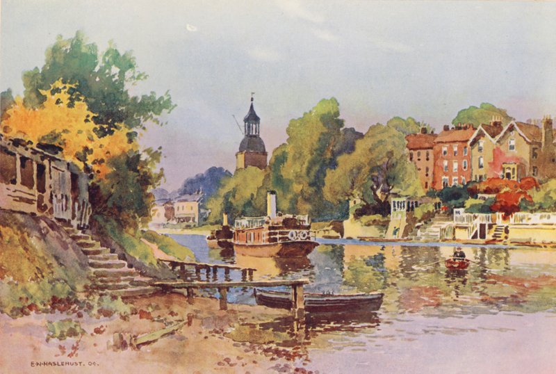 River Thames: Sunbury by Ernest William Haslehust