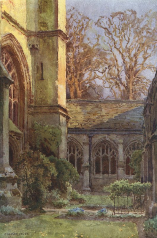 The Cloisters, Winchester College by Ernest William Haslehust