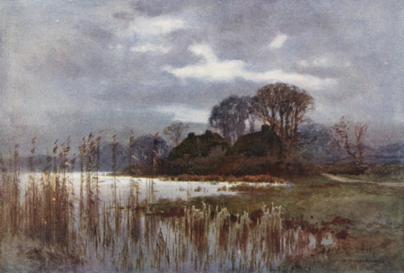 The Mill Pond, Beaulieu by Ernest William Haslehust