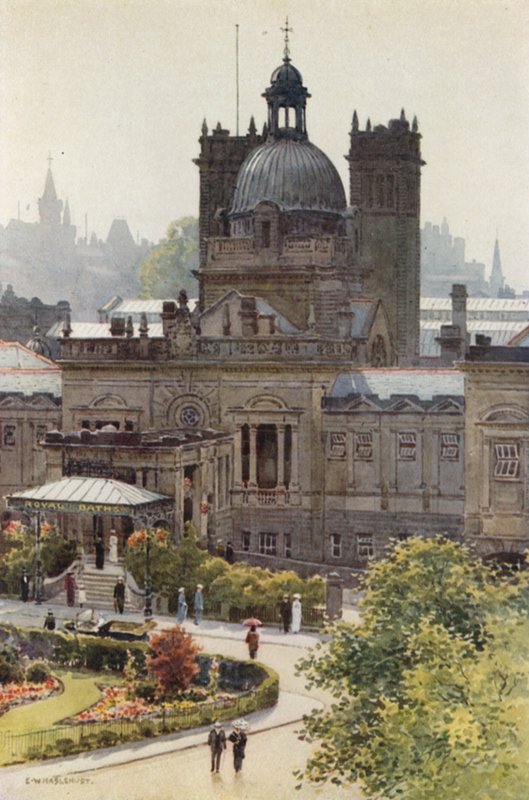 The Royal Baths, Harrogate by Ernest William Haslehust