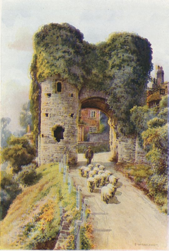 The Strand Gate, Winchelsea by Ernest William Haslehust