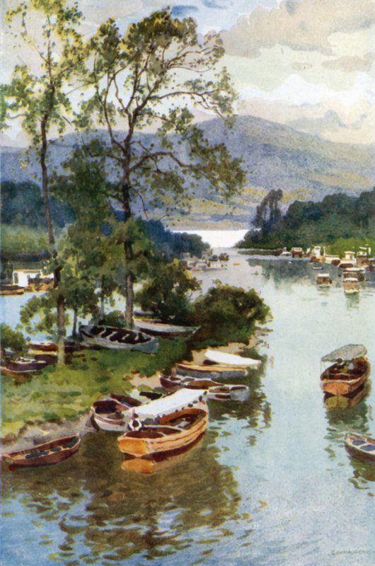 View from Balloch Bridge by Ernest William Haslehust