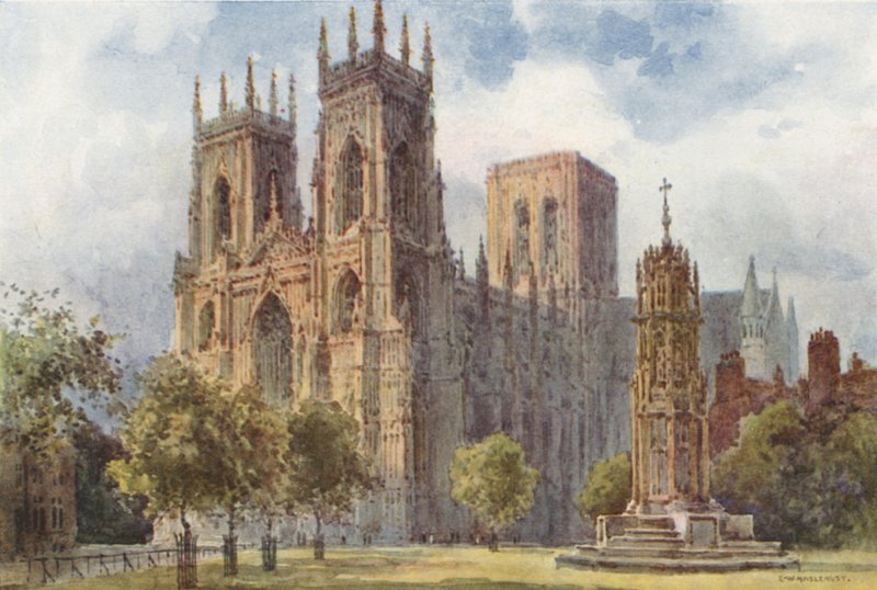 York Minster by Ernest William Haslehust