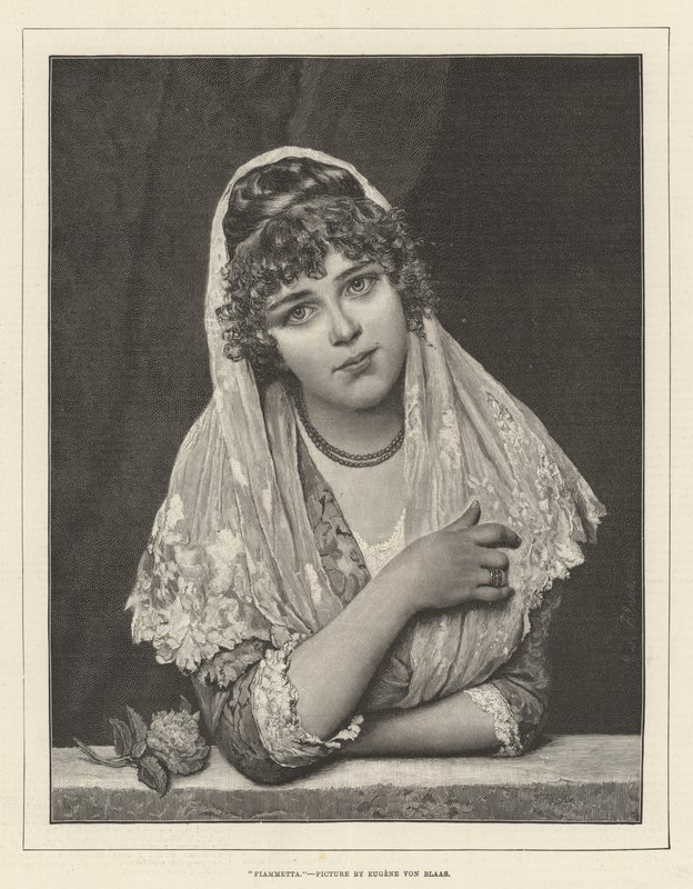 Fiammetta by Eugen von Blaas