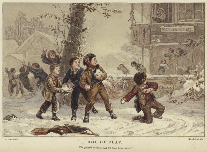 Rough Play by Eugene Alexis Girardet