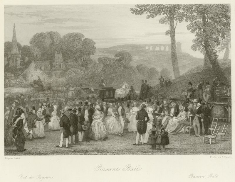 Peasants Ball by Eugene Louis Lami