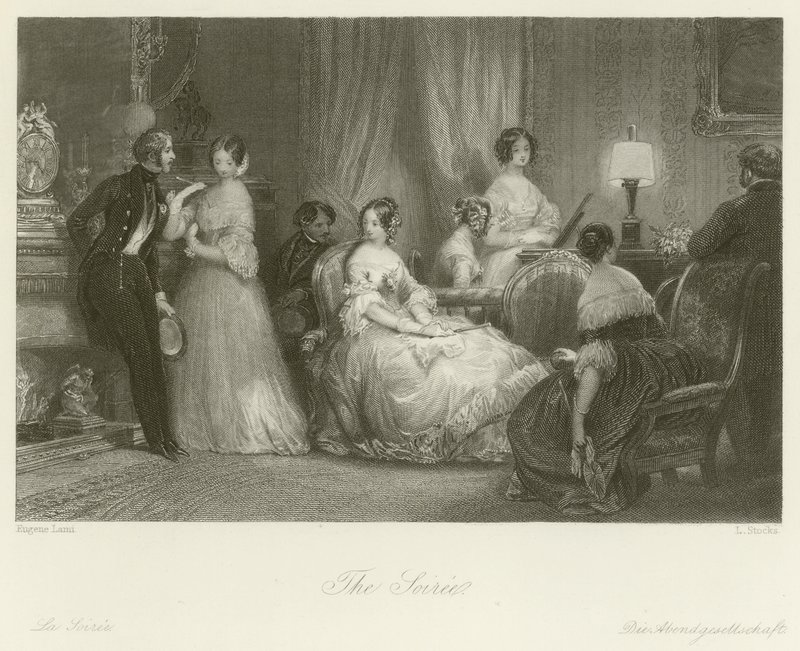 The Soiree by Eugene Louis Lami