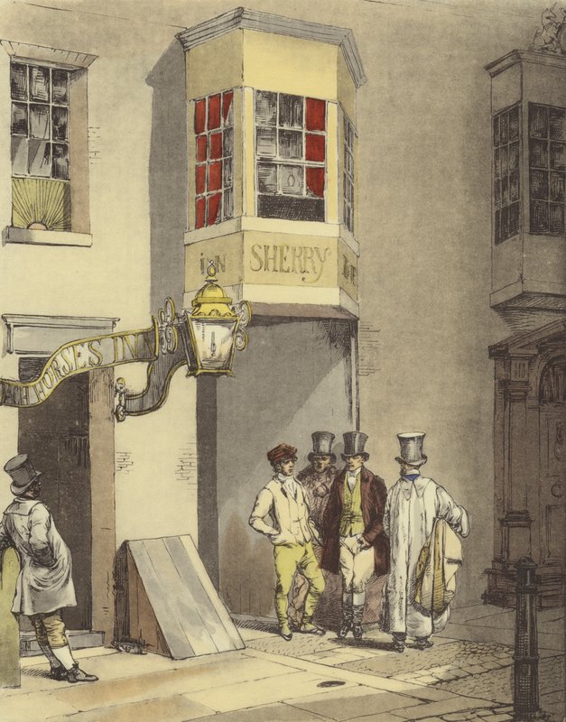 Inn and Post House by Eugene Louis after Lami