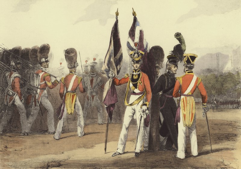 Officers of the Guards by Eugene Louis after Lami