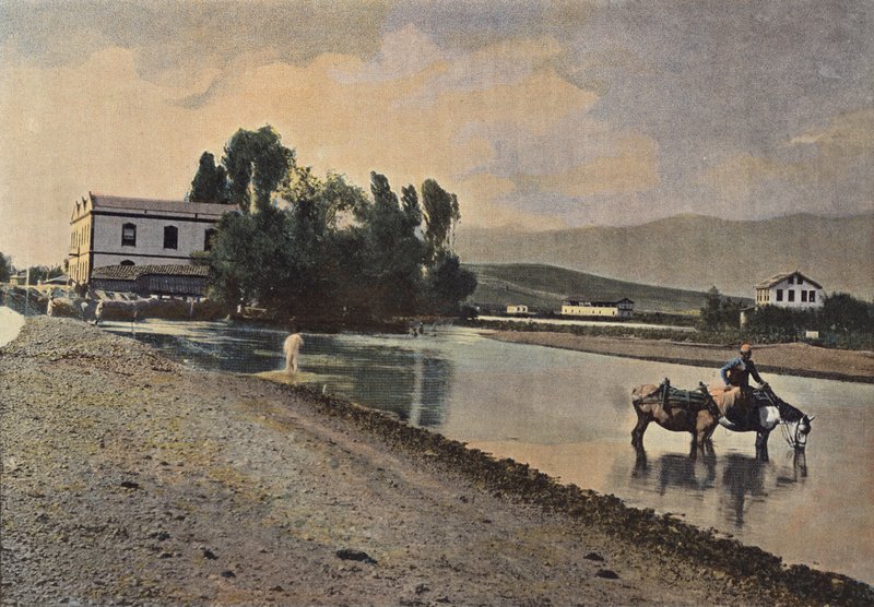 Watering Place on the Vardar by European Photographer