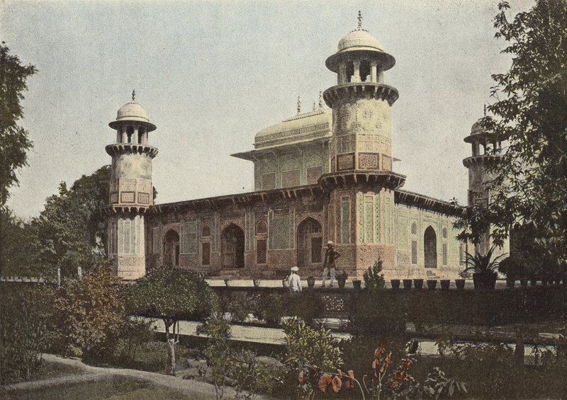 Agra, Itmad-ud-Daula by European Photographer