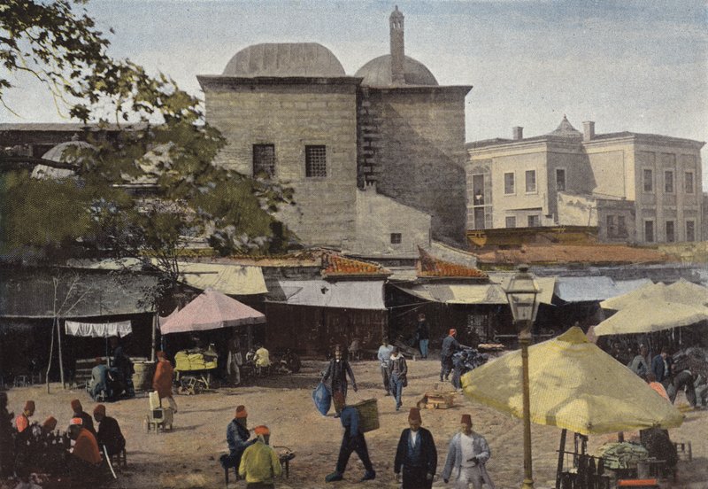 Bazaar in Stamboul by European Photographer