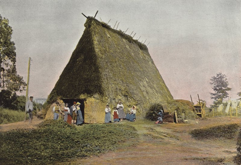 Peasant Hut Near Ostia by European Photographer