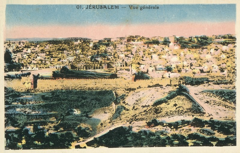 Jerusalem, General View by European Photographer