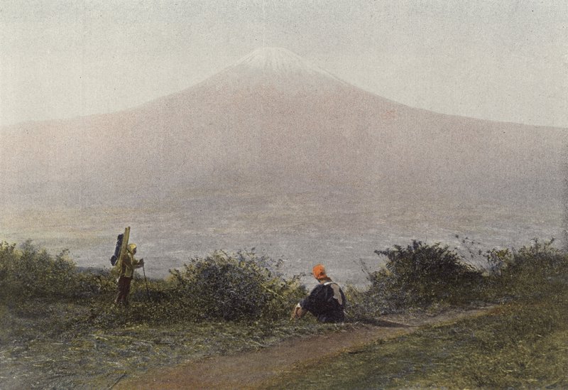 Mount Fuji, Volcano of Japan by European Photographer