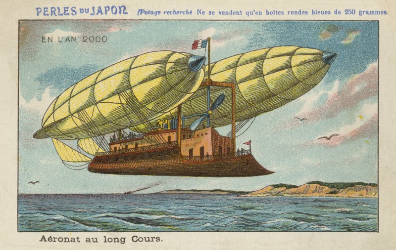 Long distance airship in the year 2000 by European School