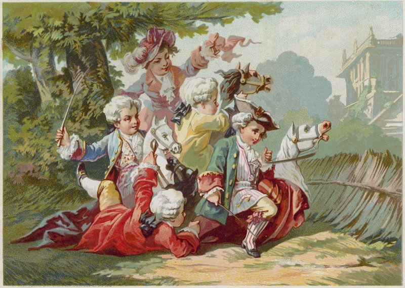Playing Soldiers by European School