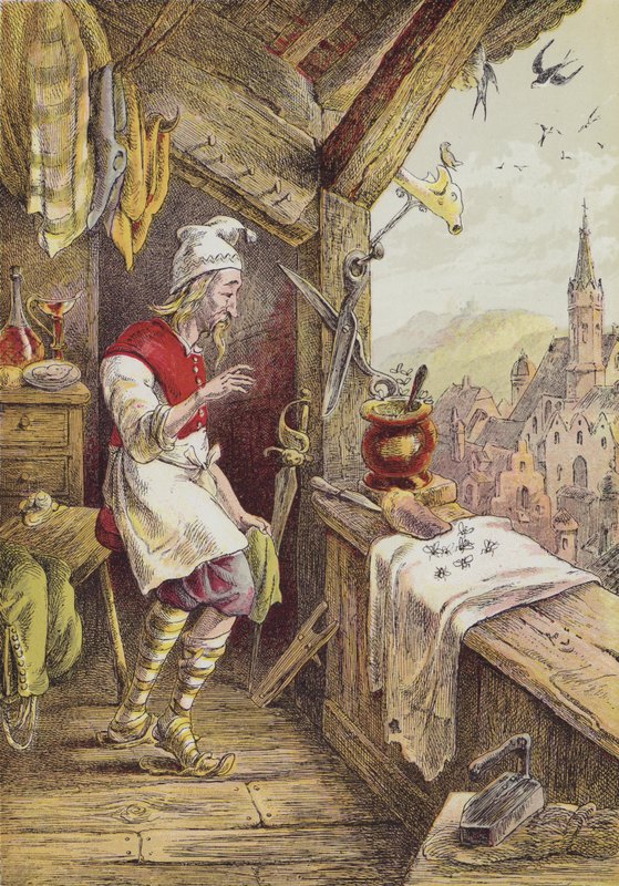 The Brave Little Tailor by European School