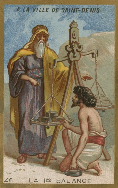 The first weighing scales by European School
