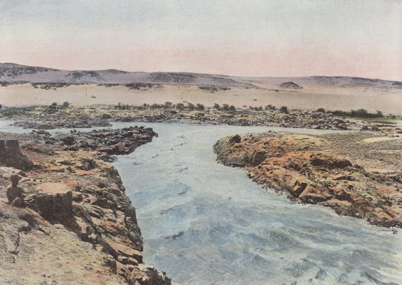 The First Cataract of the Nile by European Photographer
