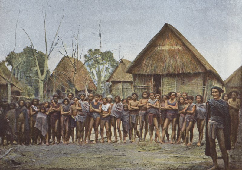 Moi Village and Inhabitants of Kontoai by European Photographer