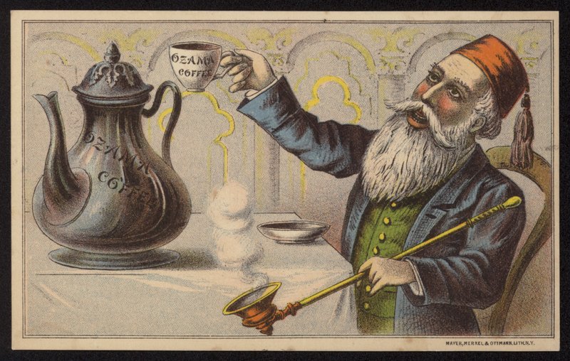 Advertisement for Ozama Coffee by European School